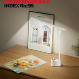 Honeywell Upgraded LED Desk Lamp - H01 Pro Sunturalux™ Foldable Desk Light with USB A+C Charging Port, 3 Color Modes (White)