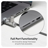 HyperShield MacBook Pro Cable Laptop Lock — Tool-Free MacBook Security Lock w/ 6.5 Ft