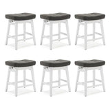 RNKSFX Counter Height Bar Stools Set of 6 for Kitchen Counter