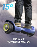 Gyroor Self Balancing Scooter New G13 All Terrain Balancing Scooter with LED Lights, Self Balancing Off Road with Bluetooth for Kids ages 6-12 and Adults-Black