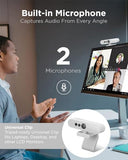 HD 1080p Webcam (510 FHD) - Monitor Camera with 4X Digital Zoom, 95° Wide Angle, 360° Rotation Pan & Tilt - Desktop Cam