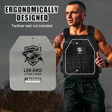 8.75 lb Curved Weighted Vest Plates for Men and Women - 1 Pair Ergonomic Contoured Steel Plates - High-Density Build for Weighted Vests, CrossFit, Hero