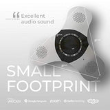 Bluetooth Conference Speaker with Microphone, Portable Wireless Speaker for Office Desk, Computer, and Laptop, Bluetooth Microphone for Conference Room