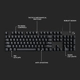 Logitech G413 SE Full-Size Mechanical Gaming Keyboard - Backlit Keyboard with Tactile Mechanical Switches