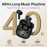 Adaptive Hybrid Active Noise Canceling 2026 Wireless Earbuds, 6 Mics ENC Clear Call Ear Buds