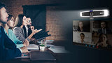 Videobar with Built-in Adjstable Fill Light - Compact Conference Room Camera for Virtual Video Conferencing