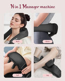 THERAZZAGGE Cordless Neck Massager with Heat [2026 Upgraded] - Neck Shoulder Massager for Pain Relief Deep Tissue, 6D Deep Kneading Shiatsu Back Massage, FSA Eligible HSA Store Eligible