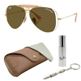 Ray-Ban x Dolce Gabbana Edition RB3138M SHOOTER Aviator Sunglass with Kit