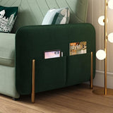 Homary Sleeper Sofa Bed 79", Velvet Convertible Sofa Bed Couch with Storage Drawers & Side Pockets