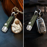 SMINGXI 500 Lumens Rechargeable Keychain EDC Flashlight with Magnetic Base, Super Bright Mini Pocket Light with USB-C, IP66 Small Lightweight Flashlights for Camping, Emergency