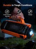 Rechargeable Telescopic Camping Light, 15000mAh Collapsible Lantern with 270° Rotation & Dimming, Portable Flashlight, Waterproof Tent Light for Outdoor Camping, Hiking, Barbecue, Fishing & Emergency