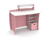 Legaré Furniture Children's Desk with Shelves and File Cart Set for Kids
