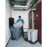 Rubbermaid Commercial Products BRUTE Rollout Plastic Trash/Garbage Can/Bin with Wheels 65 Gal for Restaurants