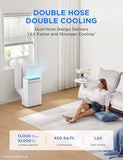 Midea 13,000 BTU Dual Hose Portable Air Conditioner, Inverter, 2026 NEW