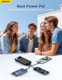 OHOVIV Portable Charger Power Bank 50000mAh Battery Pack, 22.5W Fast Charging PowerBank with Built in Cables,Travel Essential USB-C Portable Phone Charger for iPhone Samsung Pixel Android iPad