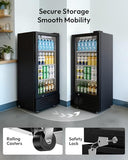 EUHOMY 6 Cu.Ft Commercial Refrigerators, Beverage Refrigerator with Lock