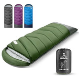 TANSTRIDER Sleeping Bags for Adults Teens, 4 Season Camping Sleeping Bag Waterproof,Machine Washable Backpacking Gear for Cool Weather,Outdoor Tent Hiking Hunting,with Compression Sack,86.6x31.5,4lb