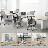 DUMOS Big and Tall Office Desk Chair with Lumbar Support, 500lbs Heavy Duty