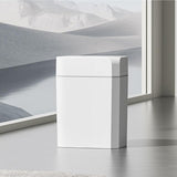 BXFIRS Home Intelligent Sensing Garbage Bin Made of ABS Material Kitchen Bathroom Bedroom Trash Cans(23.5 * 31.8cm)
