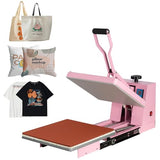 15x15 Manual Heat Press Machine, Fast Heating & 2000W Power
