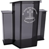 Kingdom Personalized KLL3GP 3-Piece Acrylic Pulpit