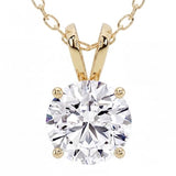 Privosa - Lab Grown Diamond Solitaire Pendant Necklace