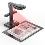 ET24 Pro Professional Book Scanner, 24MP Document Camera, 3rd Gen Auto-Flatten & Deskew Tech