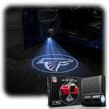 Sporticulture NFL American Football Atlanta Falcons - Car Door Lights Logo Shadow Display - Car Accessories with One Team Logo Slide - Compatible for Most Car Models - Battery Powered, 2.5” x 2.5”
