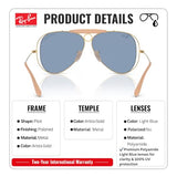 Ray-Ban x Dolce Gabbana Edition RB3138M SHOOTER Aviator Sunglass with Kit