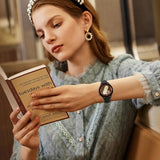 HUANLONG Quick Release Leather Watch Strap for Men Women, 20mm grey