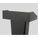 Iron Lectern Podium Stand - Modern Hotel Reception Information Desk for School Training & Lectures. Welcome Paint, Sturdy & Stylish Lecture Table
