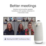 Meeting Owl 3 Premium Pack: 360-Degree, 1080p HD Smart Video Conference Camera
