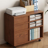 AnywaysWood 3-Drawer Mobile File Cabinet, Wooden File cabinets