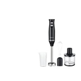4-in-1 Electric Hand Mixer, 300W Multi-Functional Meat Grinder & Blender for Kitchen, Milkshakes, Cakes, Portable Food Processor with 3 Speed & Accessories