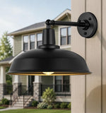 Evkcevla 21" Large Outdoor Barn Light, Black Gooseneck Exterior Wall Light, Farmhouse Outdoor Wall Light Fixture for Garage, Porch, Patio and Barn