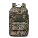 aiGear 50L Military Tactical Backpack 3 Days Assault Pack Large Day Backpack for Men Molle Army Bug Out Bag Waterproof Heavy Duty Hiking Trekking Rucksack - Green Camo