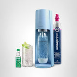 SodaStream Terra Sparkling Water Maker (Misty Blue) with CO2, DWS Bottle and Bubly Drop
