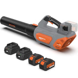 Keenstone Leaf Blower, 40V Cordless Leaf Blower 620-CFM 120-MPH Max with 2 * 4000mAh Batteries and Fast Chargers, Lightweight Leafblower Cordless