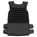 Wolf Tactical Adjustable Weighted Vest for Men & Women - Rucking, Workout, Running, Walking & CrossFit Weight Vest for Strength Training & Fitness (Black)