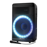 Dolphin BoxParty 1600: 15" High Powered Bluetooth Party Speaker – Deep Bass, Loud Sound System with LED Lights, Includes Microphone and Remote Control