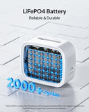 BLUETTI CPAP Backup Battery X60 Powerful 614Wh Power Supply with Comprehensive Cable Set for ResMed S9, AirSense 10, AirCurve 10, Perfect for Camping & Hurricane Preparedness