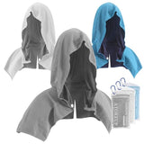 3 Pack Cooling Hoodie Towels for Neck and Face, Ice Towels for Hot Weather