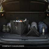 1 Pack Folding Trash Can, Collapsible Oxford Cloth Garbage Bin for Car