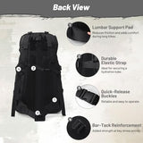 AUMENTAR 50L Tactical Backpack for Men and Women, Water-Resistant Molle Rucksack, Large Military Assault Pack for Hiking, Hunting, Camping, Gym & Outdoor Survival Black