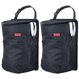 Lusso Gear Spill-Proof Car Trash Can (2.5 Gal, 2 Pack) - Easy to Clean