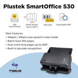 Wide-Format Color Duplex Document Scanner S30, for Large-Format Document Scan