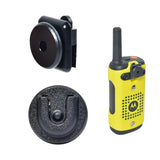 Back Clip Round Knob Adapter Vehicle Mount for Motorola Talkabout Radio T400 T402 T460 T461 T465 T480 T500 T600 T605 Replacement for PMLN7220AR PMLN7240 with Radio Adhesive Holder