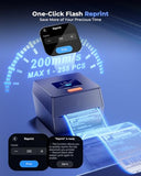 Phomemo Shipping Label Printer with Touchable Screen, 4x6 Bluetooth Thermal Label Printer with Built-in Label Holder, D420D Thermal Printers