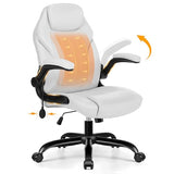 Ylzyxal Office Desk Chair, Ergonomic Computer Chair with Padded Flip-Up Arms
