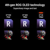 ASUS ROG PG27UCDM 27 Inch 4K 240Hz OLED Gaming Monitor QD-OLED